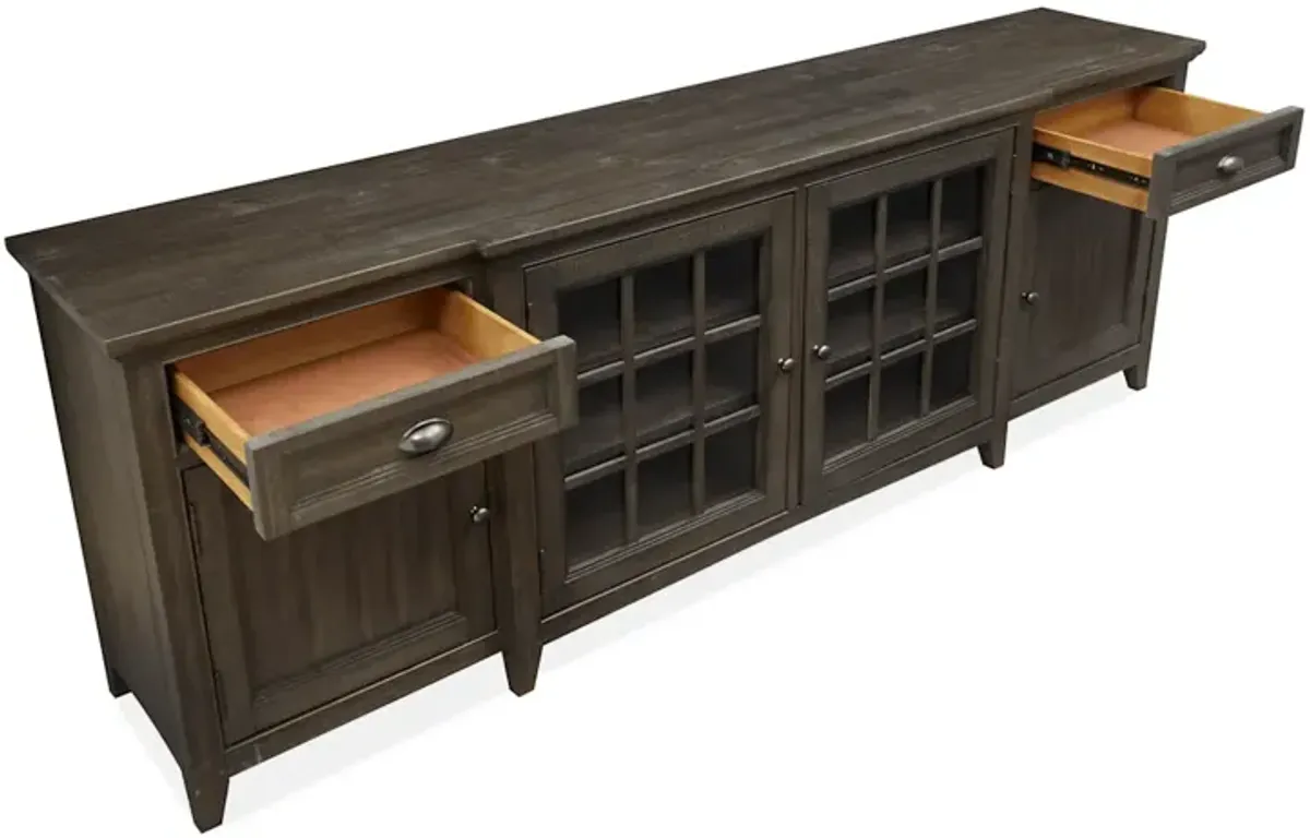 Arlington 90-Inch TV Stand - Graphite
