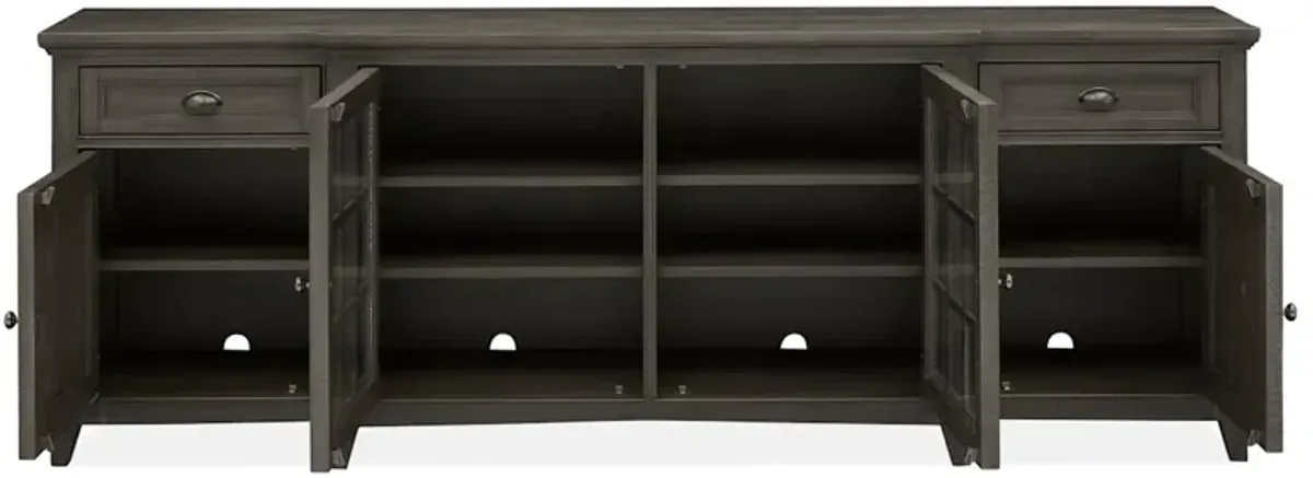 Arlington 90-Inch TV Stand - Graphite