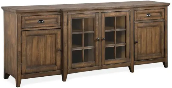 Arlington 80-Inch TV Stand - Nutmeg