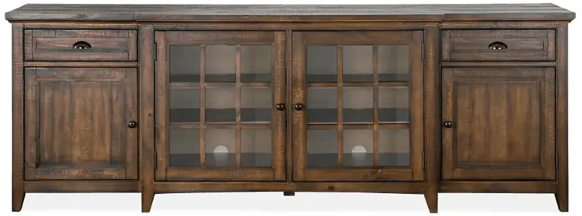 Arlington 90-Inch TV Stand - Nutmeg