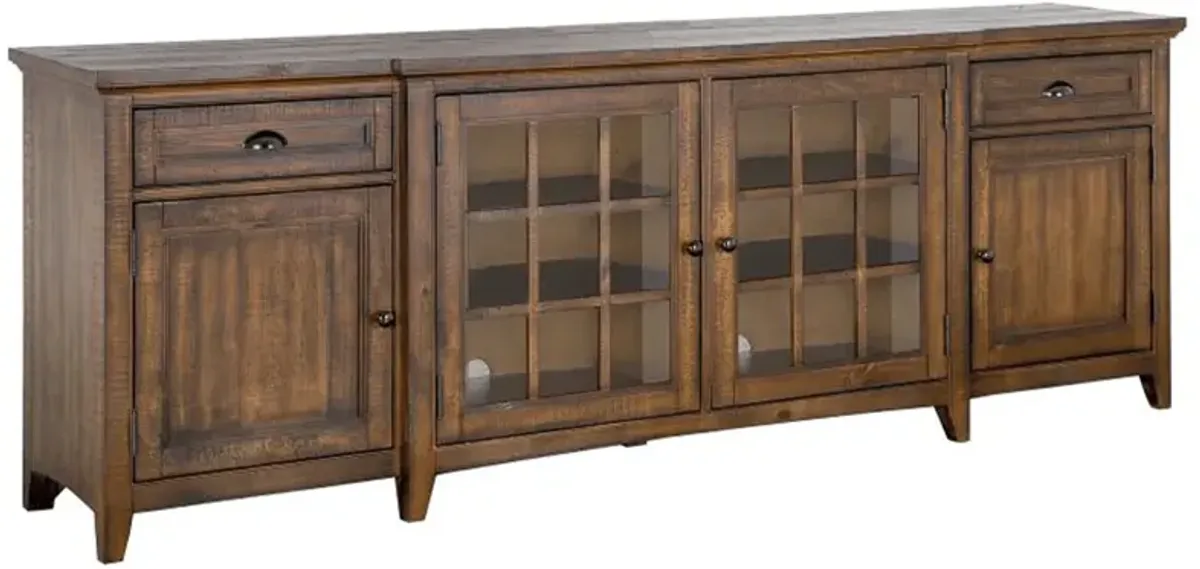 Arlington 90-Inch TV Stand - Nutmeg