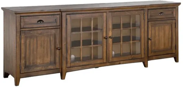 Arlington 90-Inch TV Stand - Nutmeg