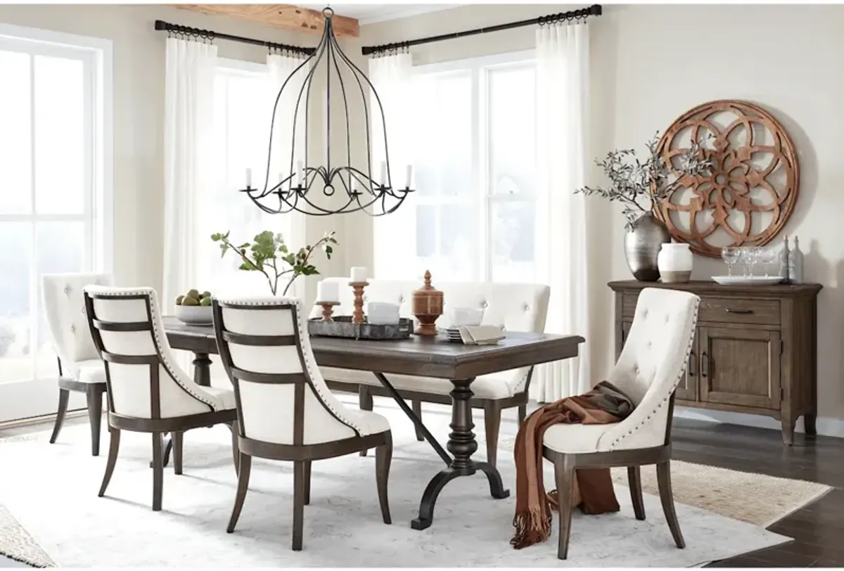 Roxbury Manor Upholstered Dining Bench