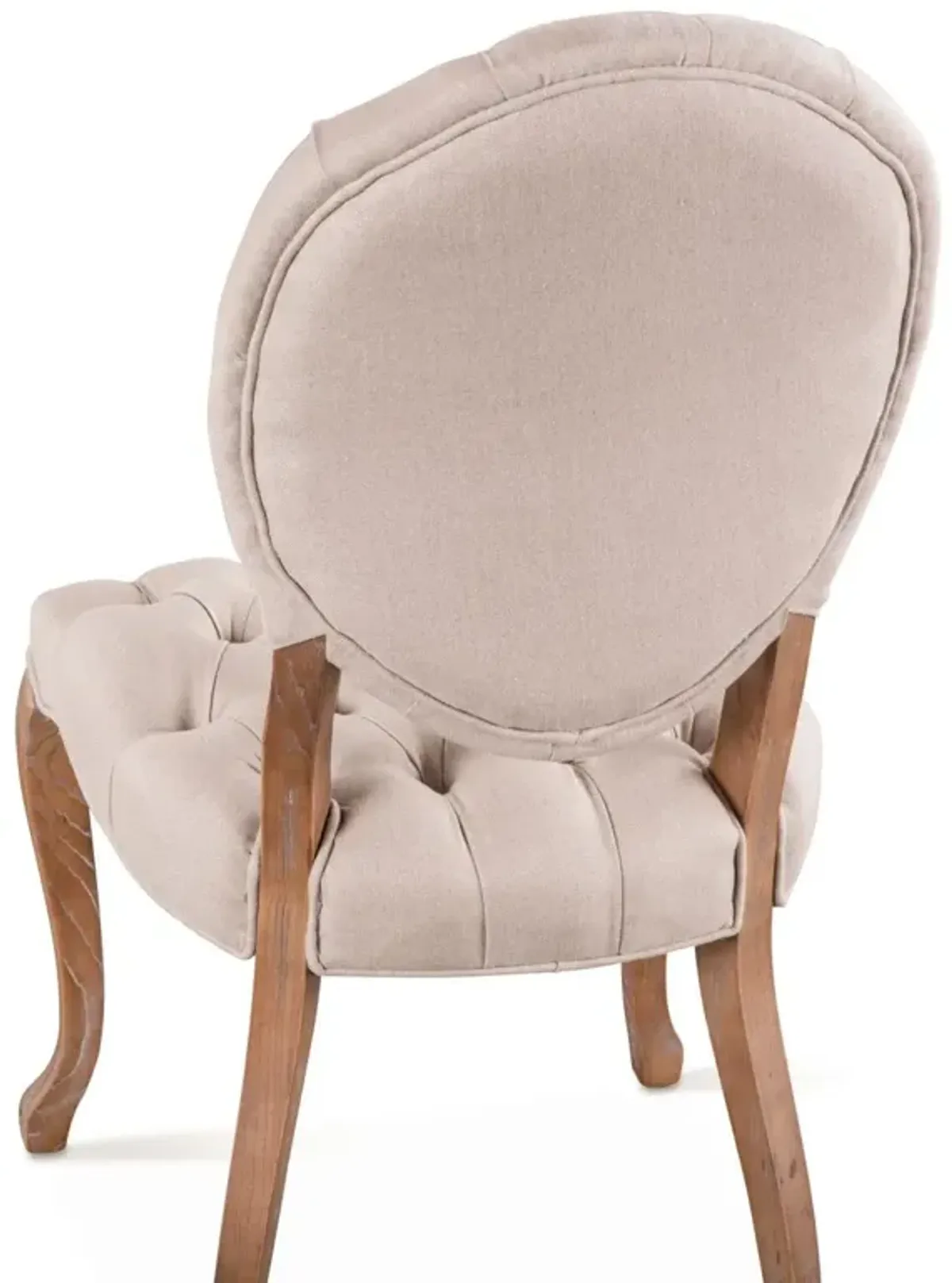 Penelope Tufted Linen Back Side Chair