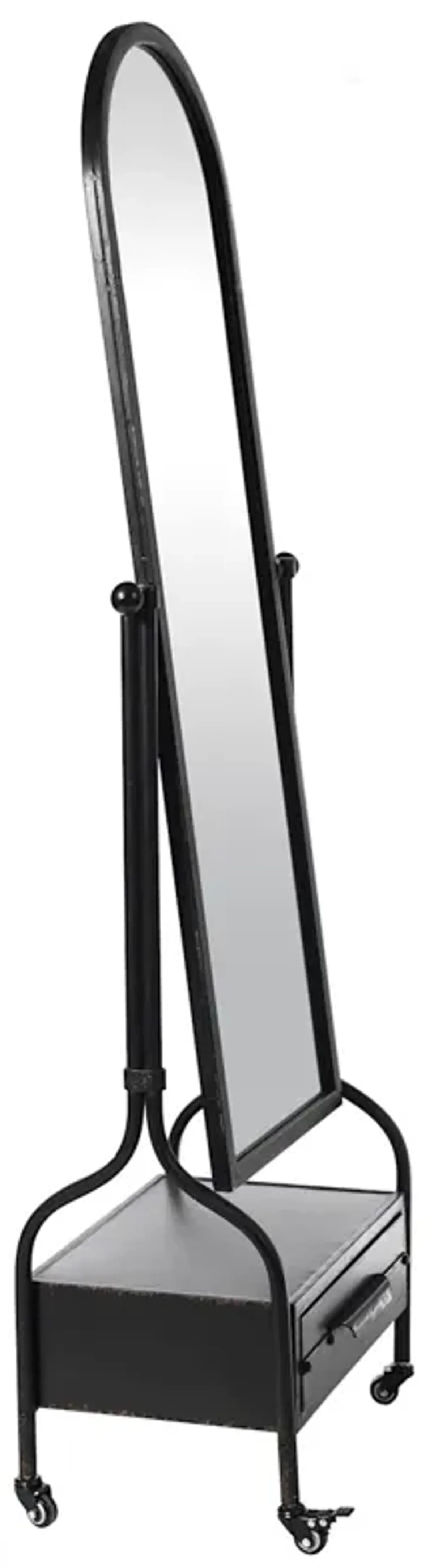 Carlisle Storage Floor Mirror