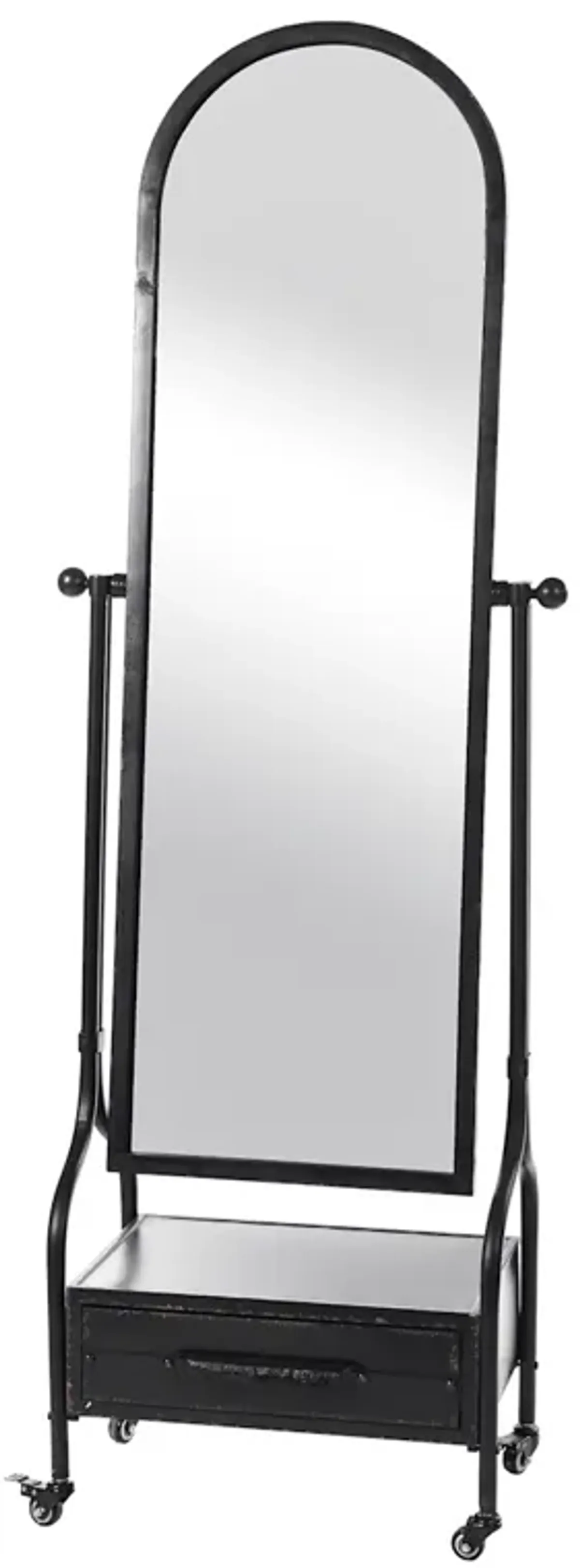 Carlisle Storage Floor Mirror