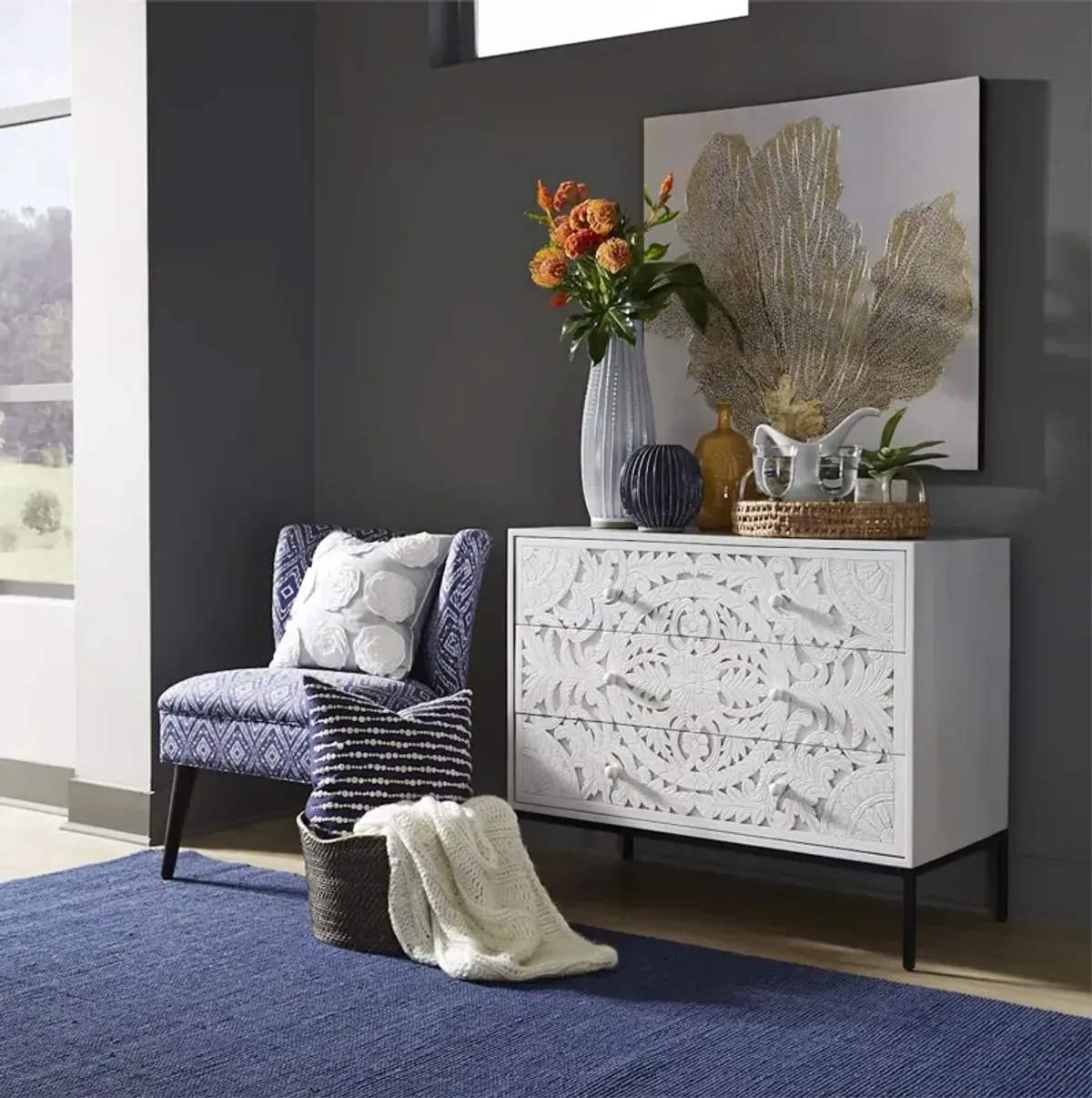 Clarinda Three Drawer Cabinet