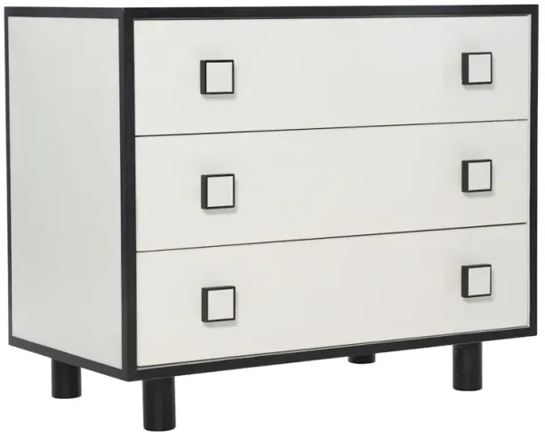 Silhouette Three Drawer Nightstand