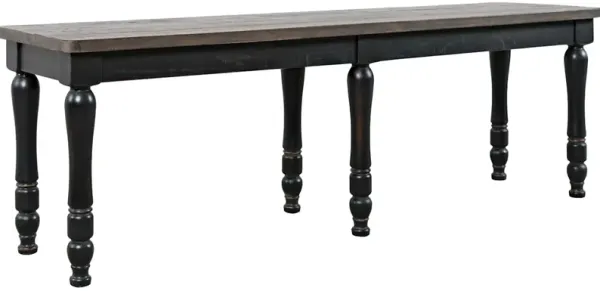 Ginger Dining Bench - Black