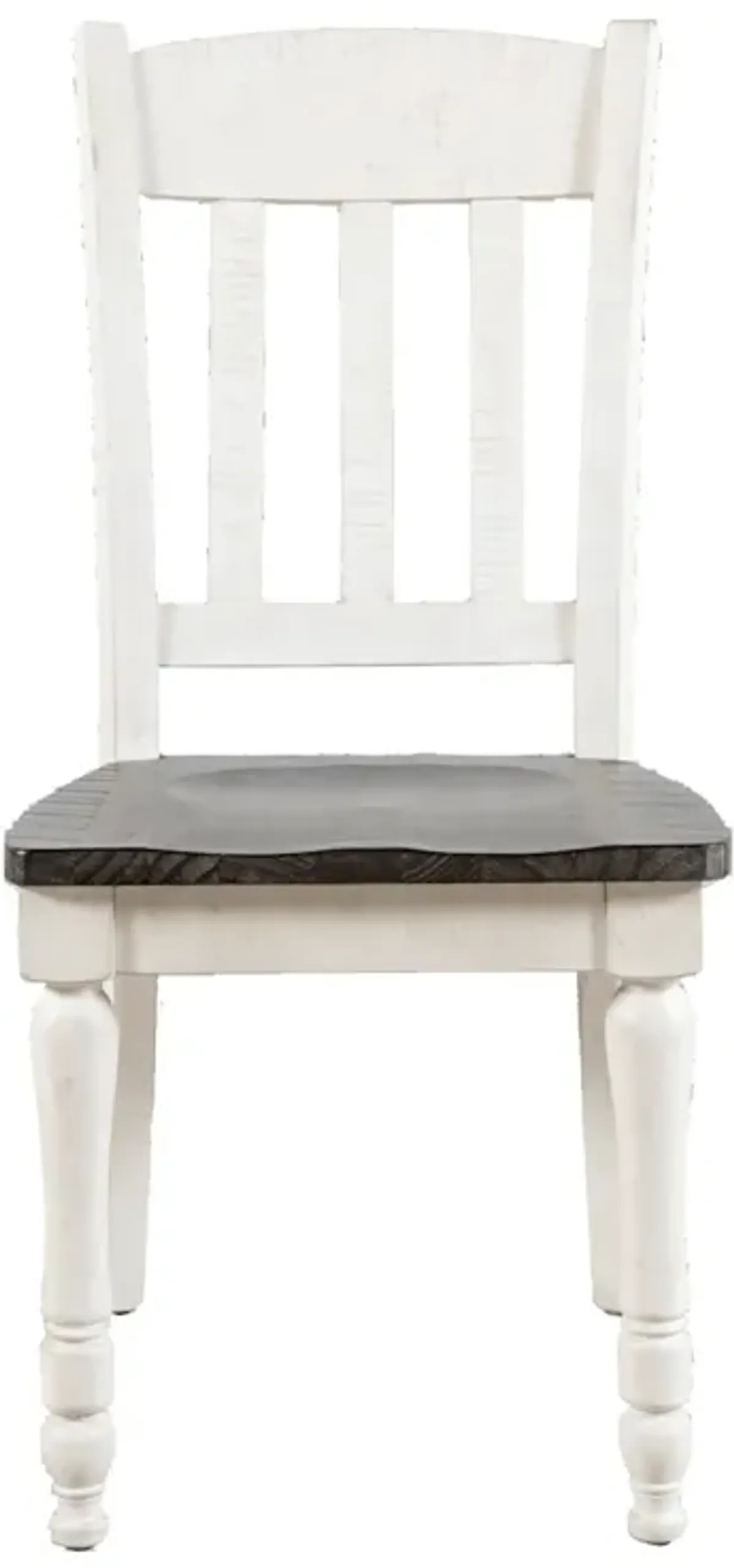 Ginger Slatback Side Chair - White