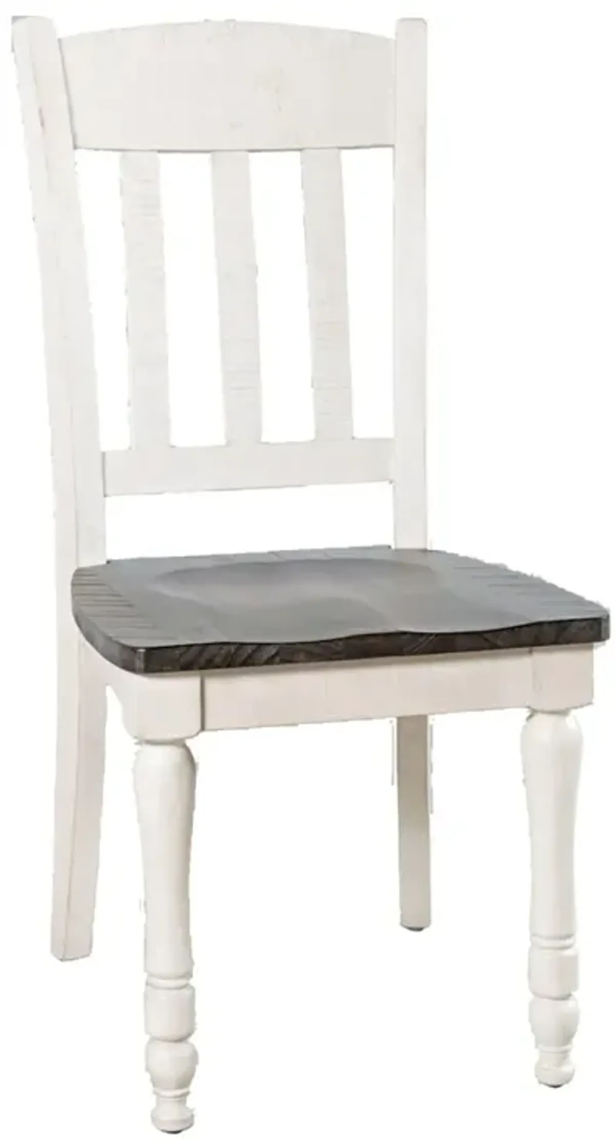 Ginger Slatback Side Chair - White