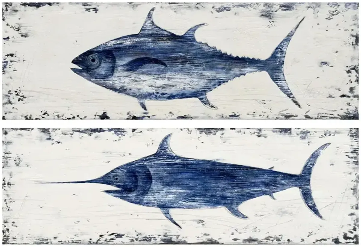 Today's Catch Wall Art, Set of 2