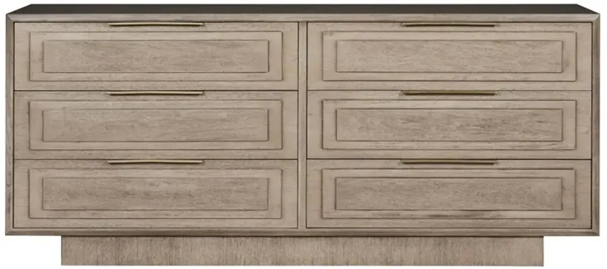 Bowers Six Drawer Dresser Chest