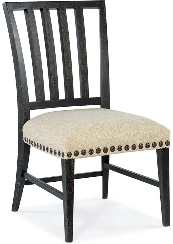 Big Sky Slat Back Side Chair - Black