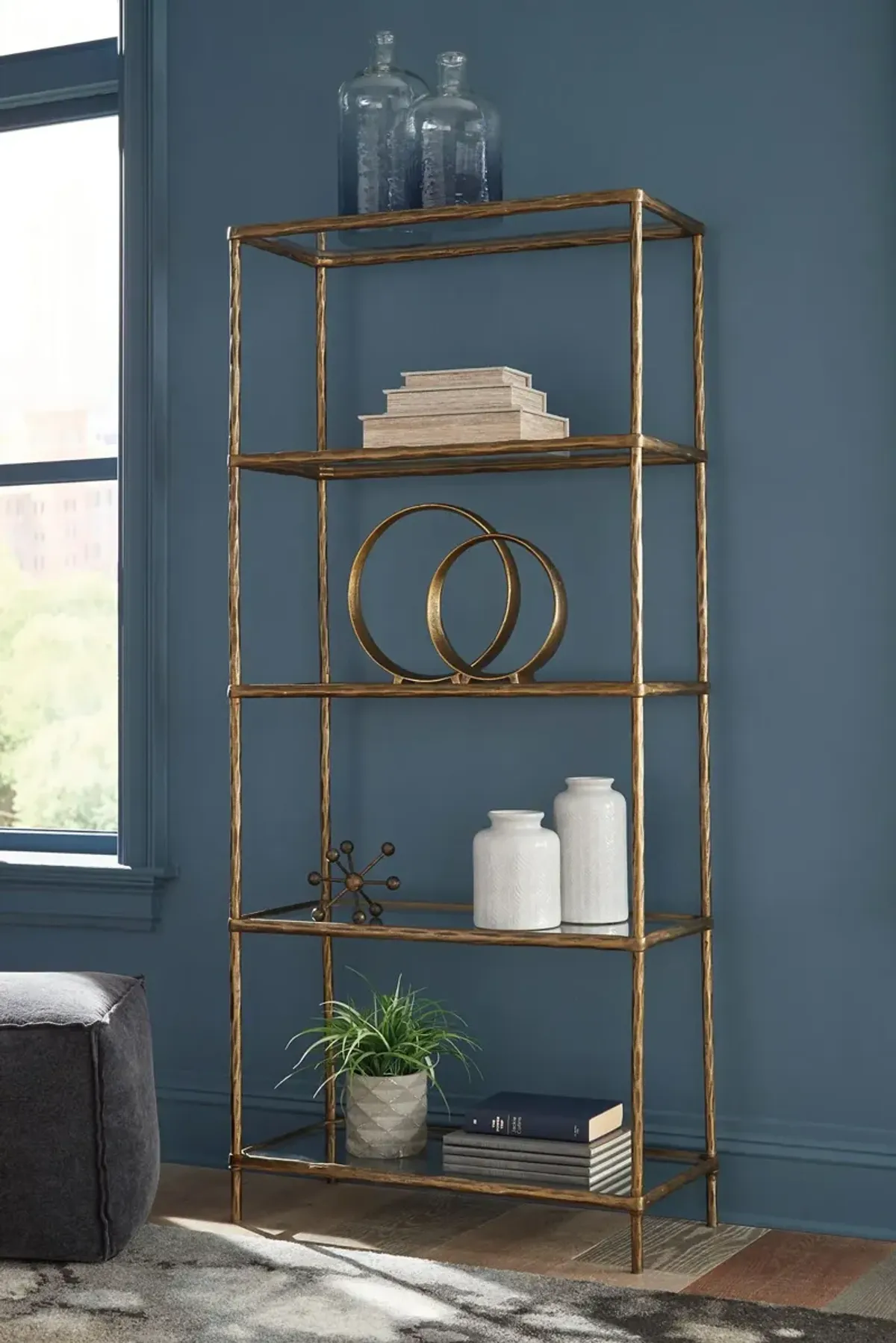 Nolan Etagere - Gold