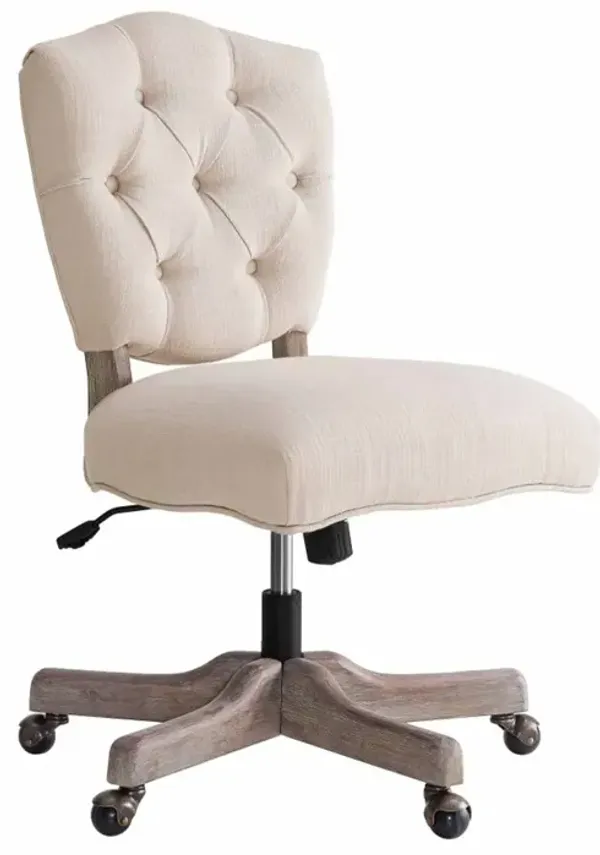 Newbury White Office Chair - White