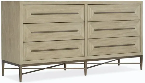Cascade Six Drawer Dresser