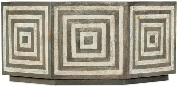 Commerce and Market Octagon Cocktail Table