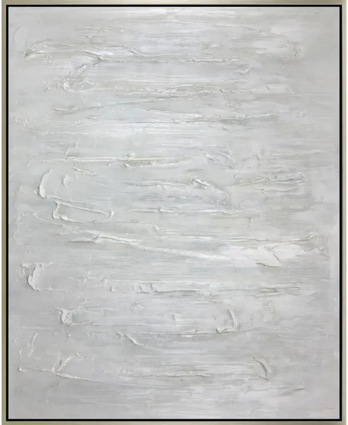 Texture Study in White Wall Art