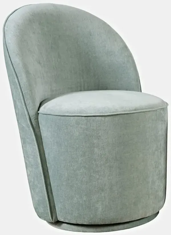 Rowan Landon Swivel Side Chair - Blue