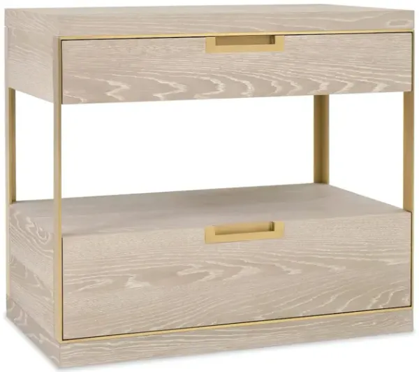 Details Cadence Two Drawer Nightstand