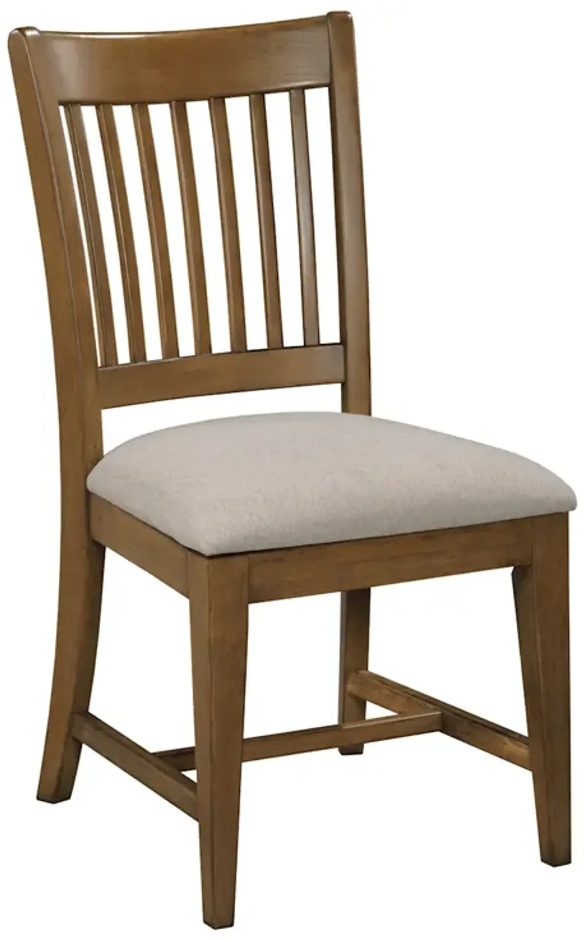 Kafe Rake Back Side Chair - Latte