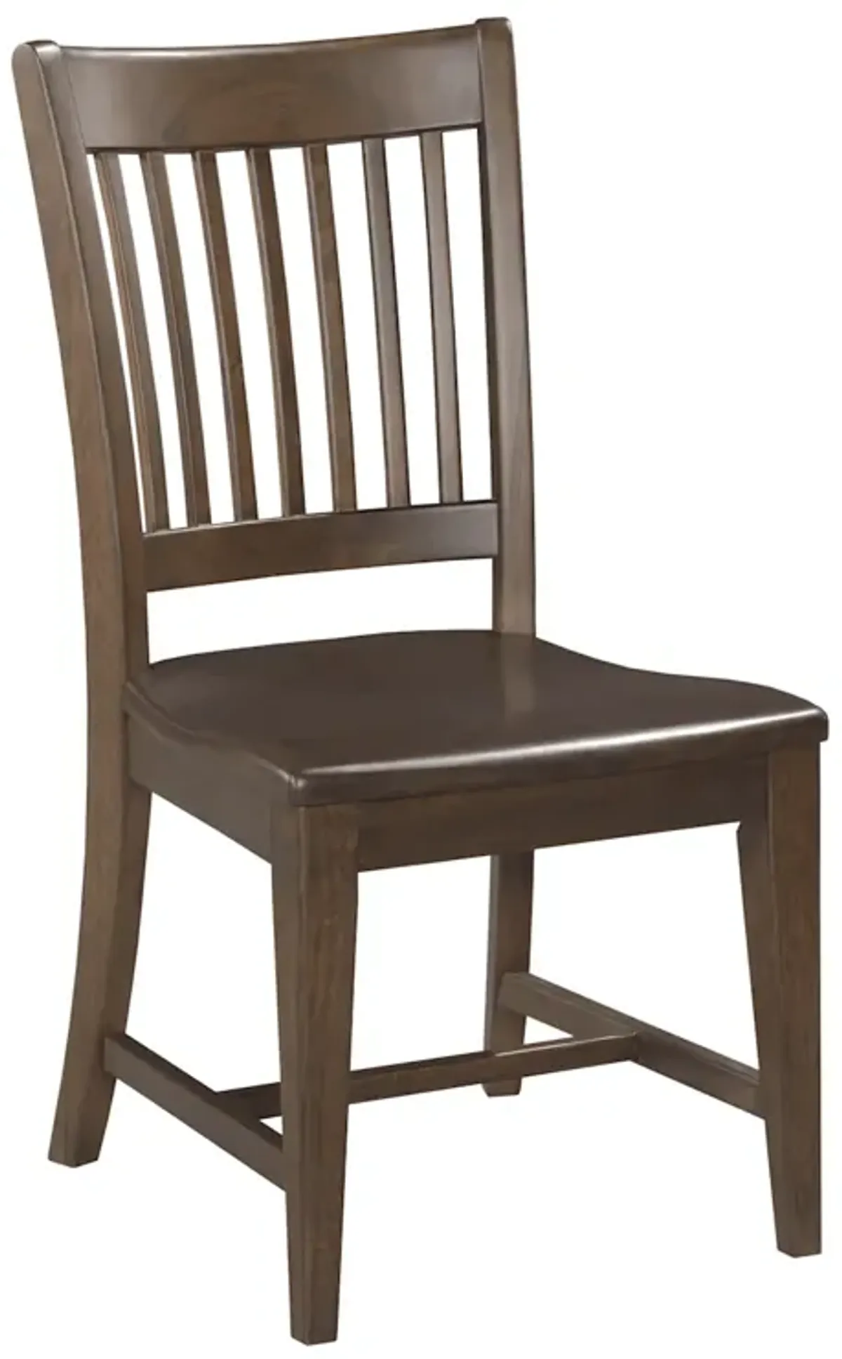 Kafe Rake Back Side Chair - Mocha