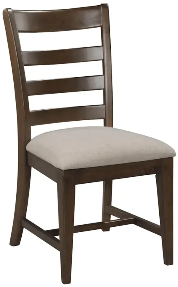 Kafe Ladderback Side Chair - Mocha