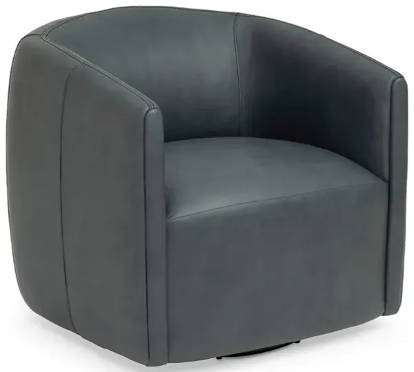 Aline Leather Swivel Chair
