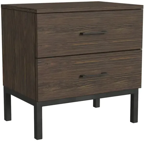 Brook Street Two Drawer Nightstand