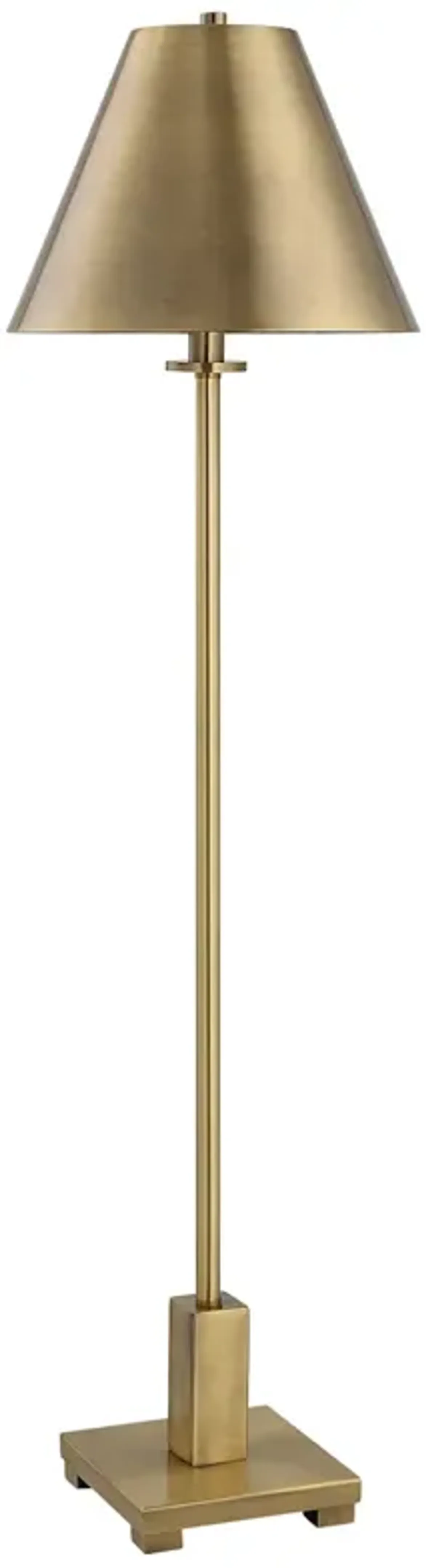 Pilot Brass Buffet Lamp