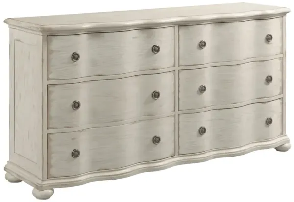Cambric Helene Six Drawer Dresser