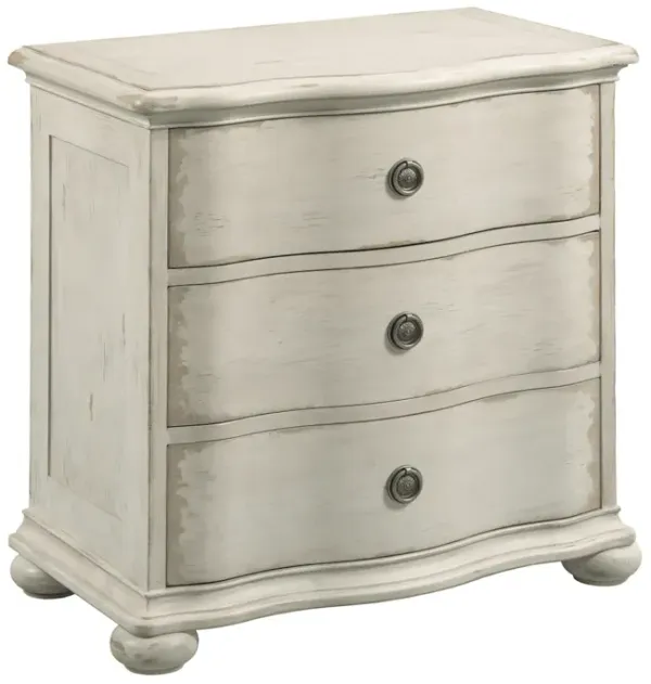 Cambric Helene Three Drawer Nightstand