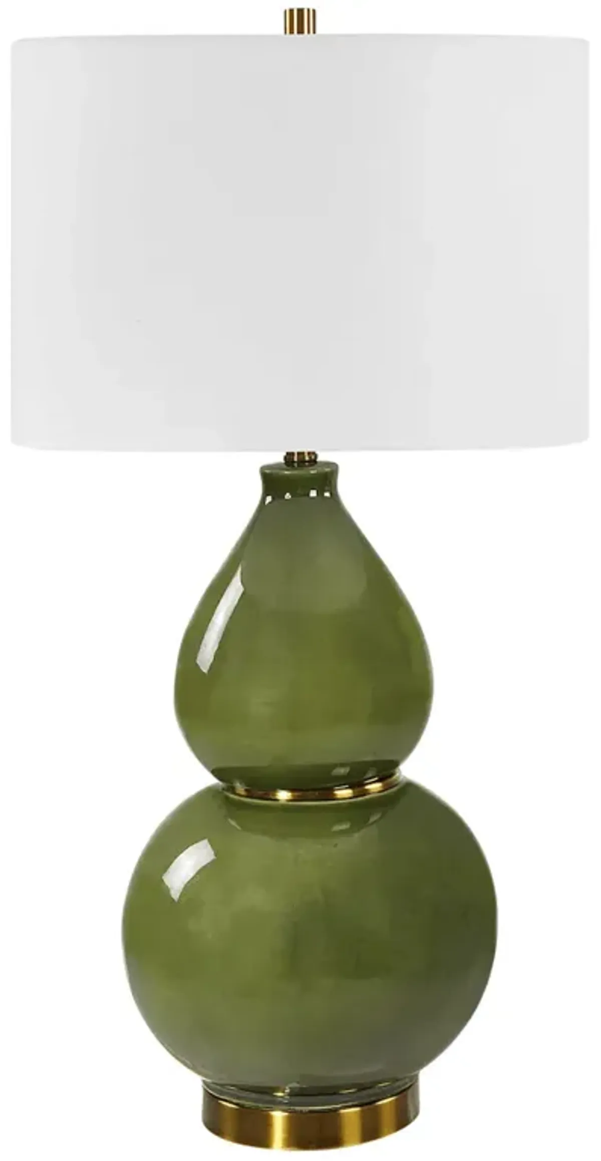 Green Gourd Table Lamp