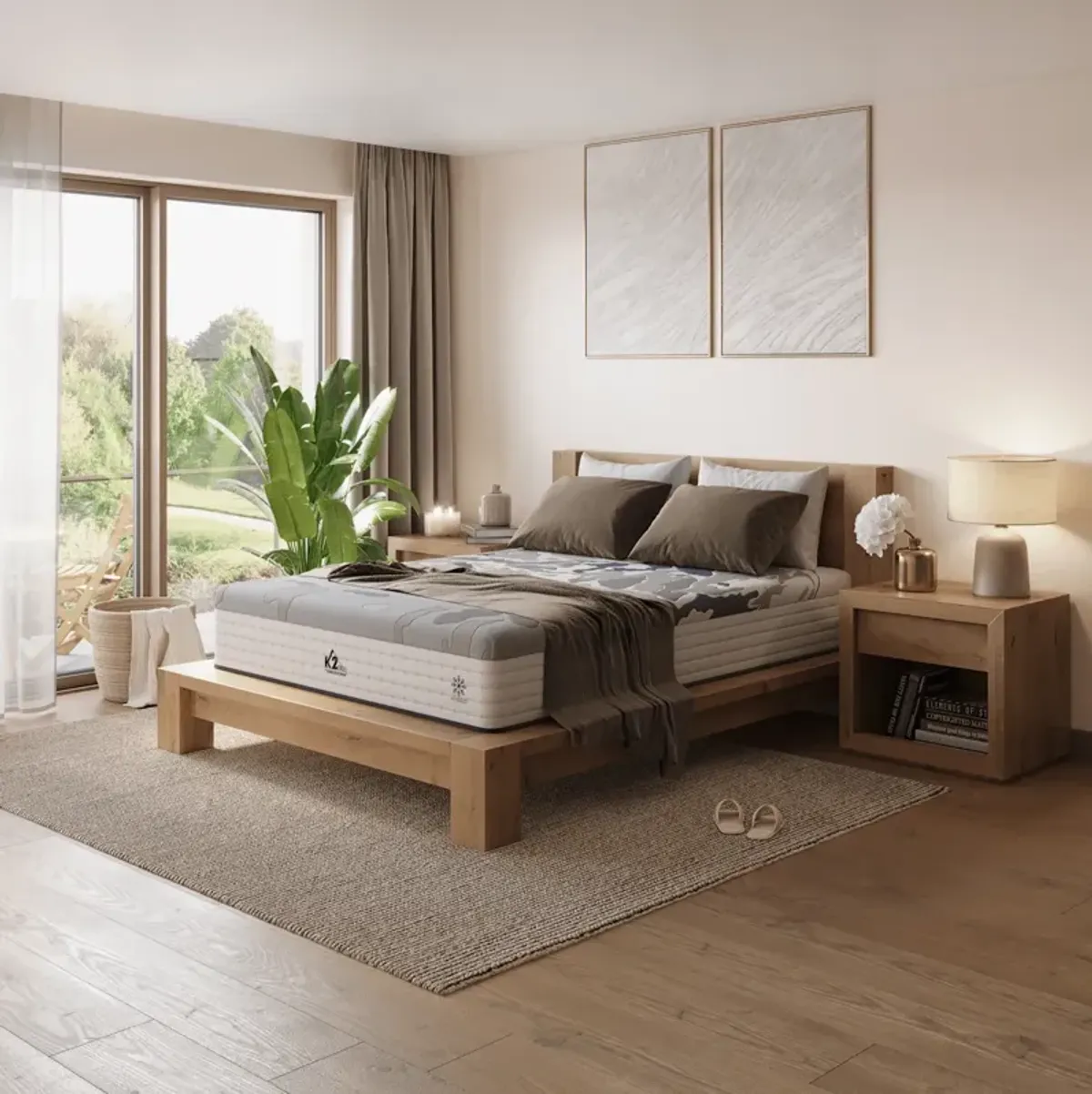 K2 Elite Hybrid Plush Mattress - Queen