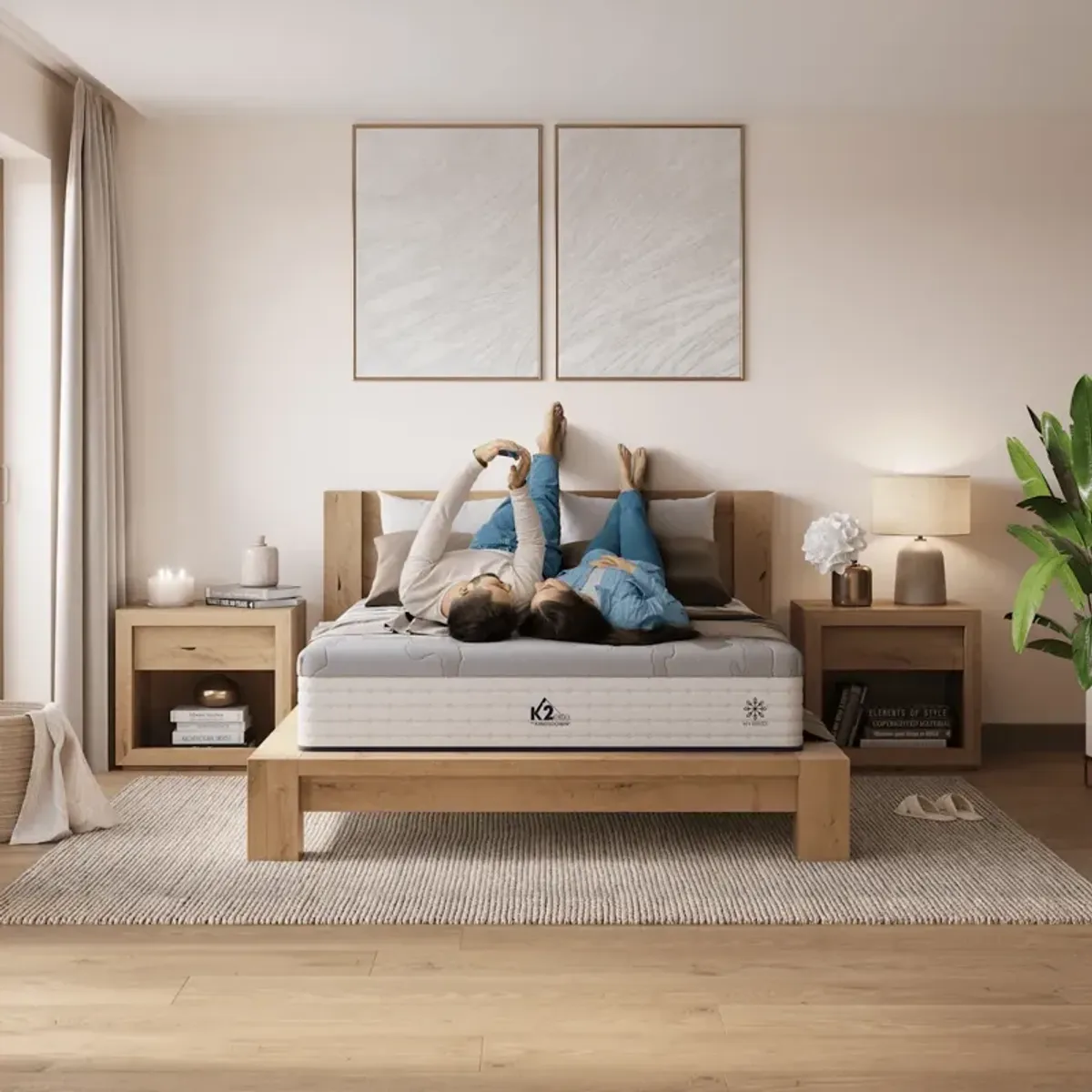 K2 Elite Hybrid Plush Mattress - Queen