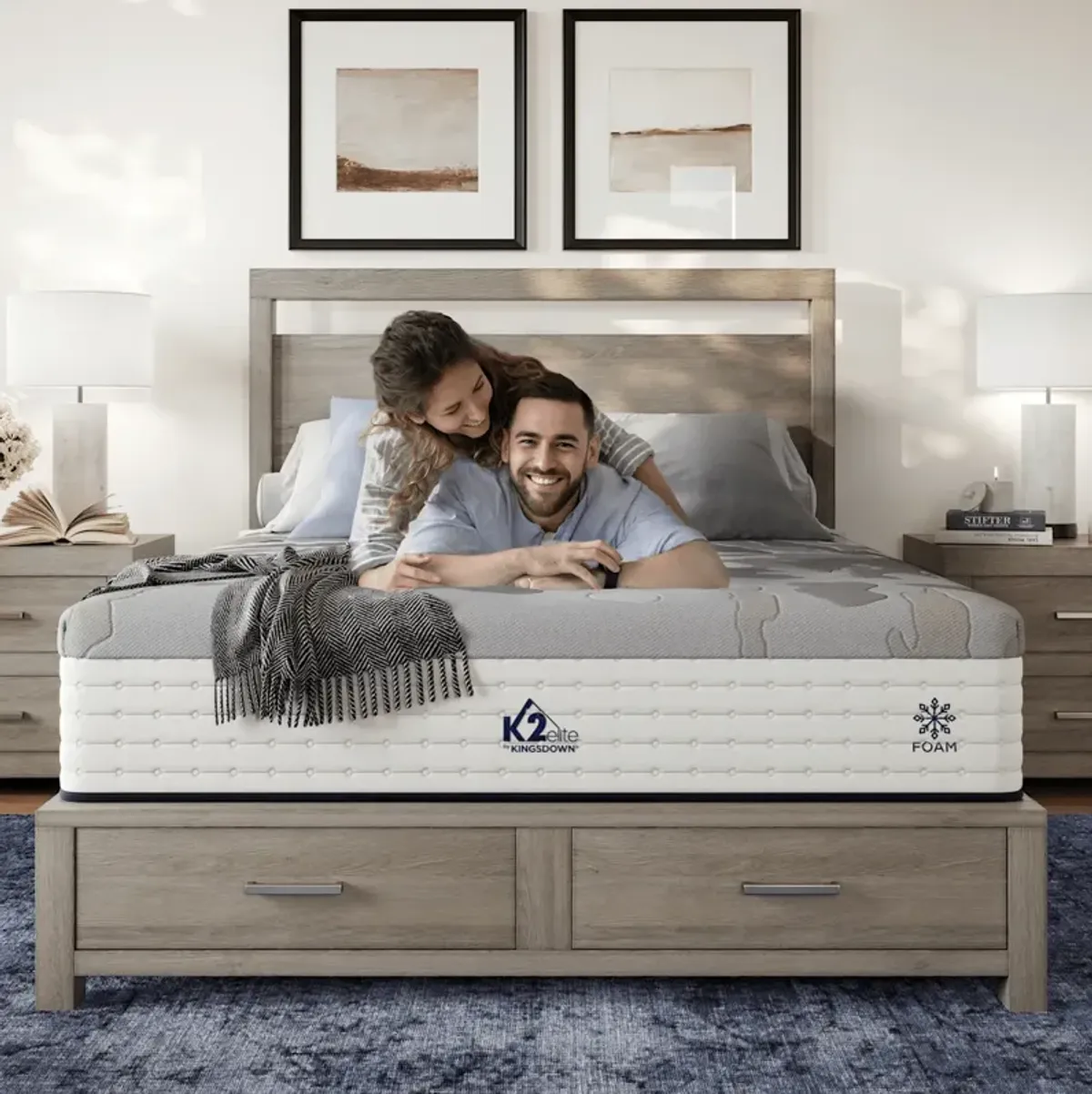 K2 Elite Memory Foam Firm Mattress - Full