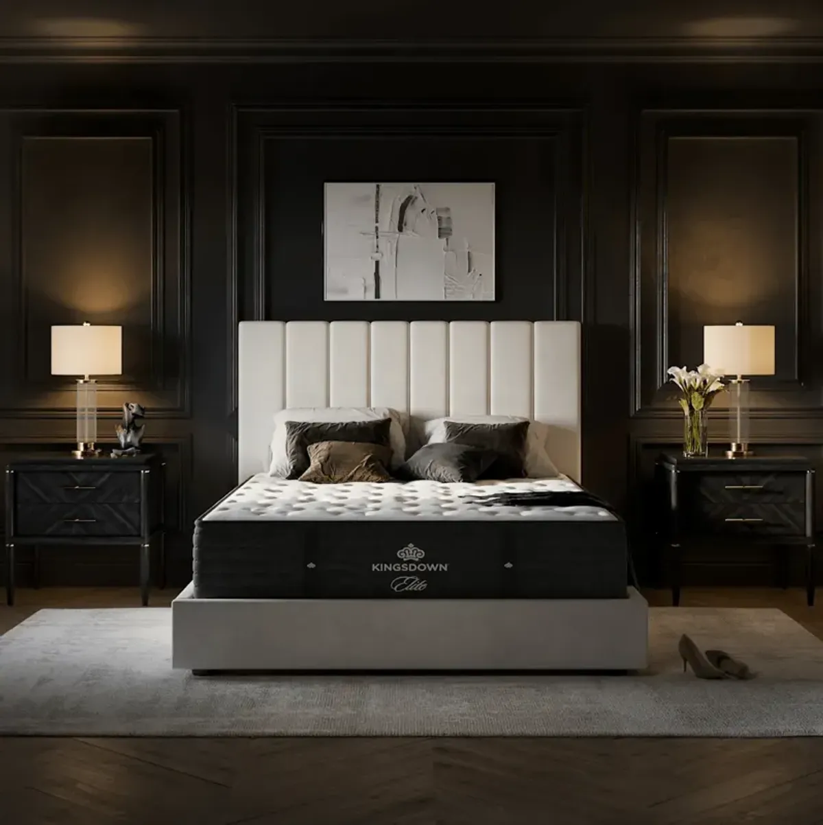 Black Tux Elite Medium Mattress - Queen