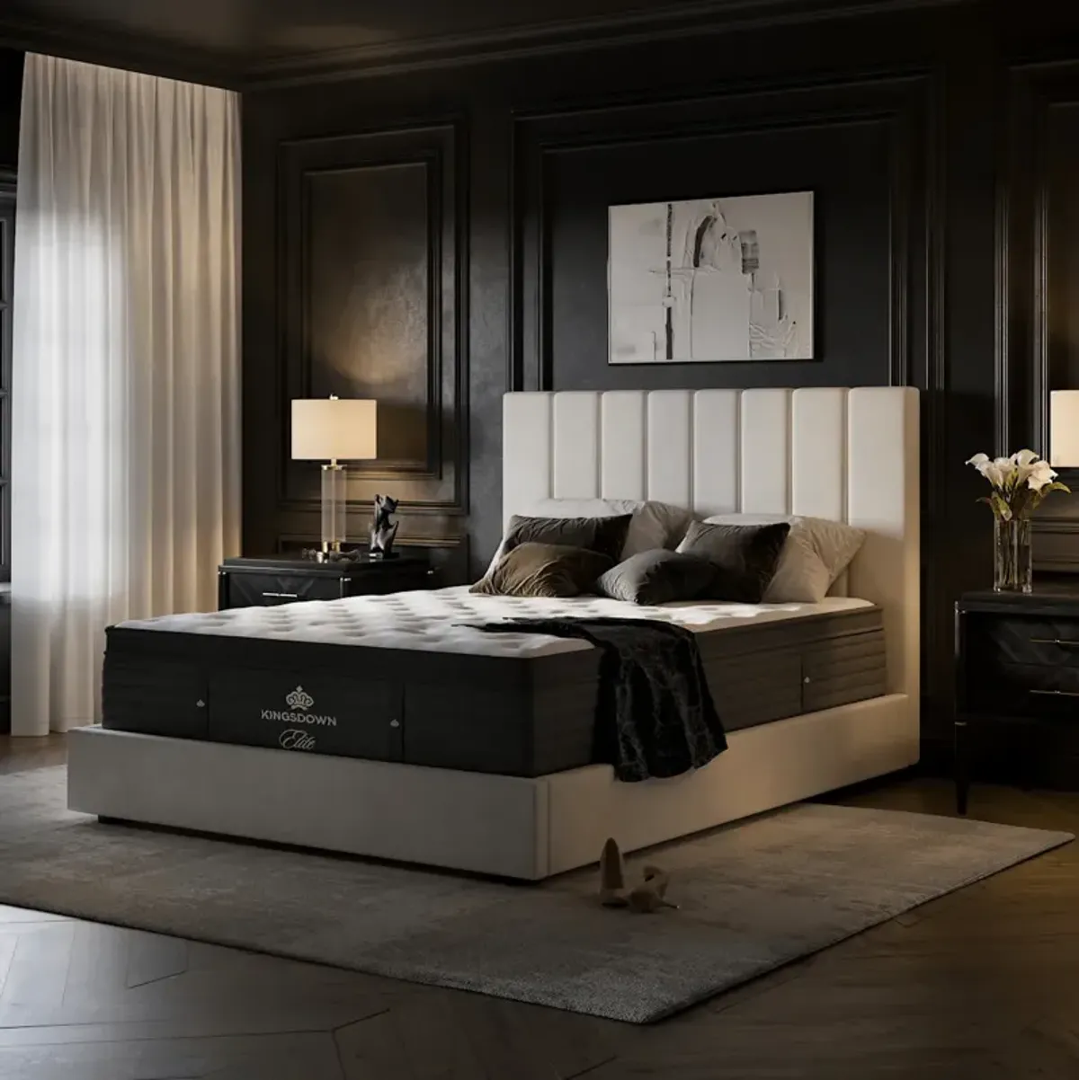 Black Tux Elite Plush Pillow Top Mattress - King