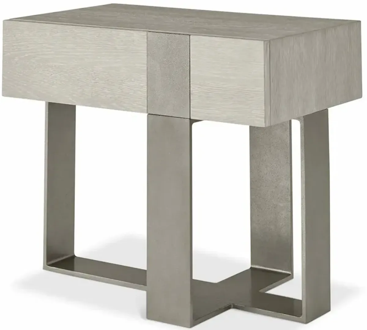Tempo Metal Right Side Facing Nightstand