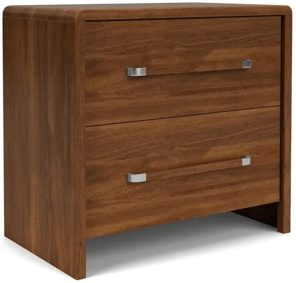 Emery Two Drawer Nightstand