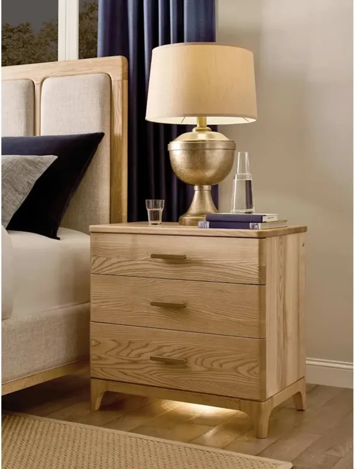 Essence Three Drawer Nightstand
