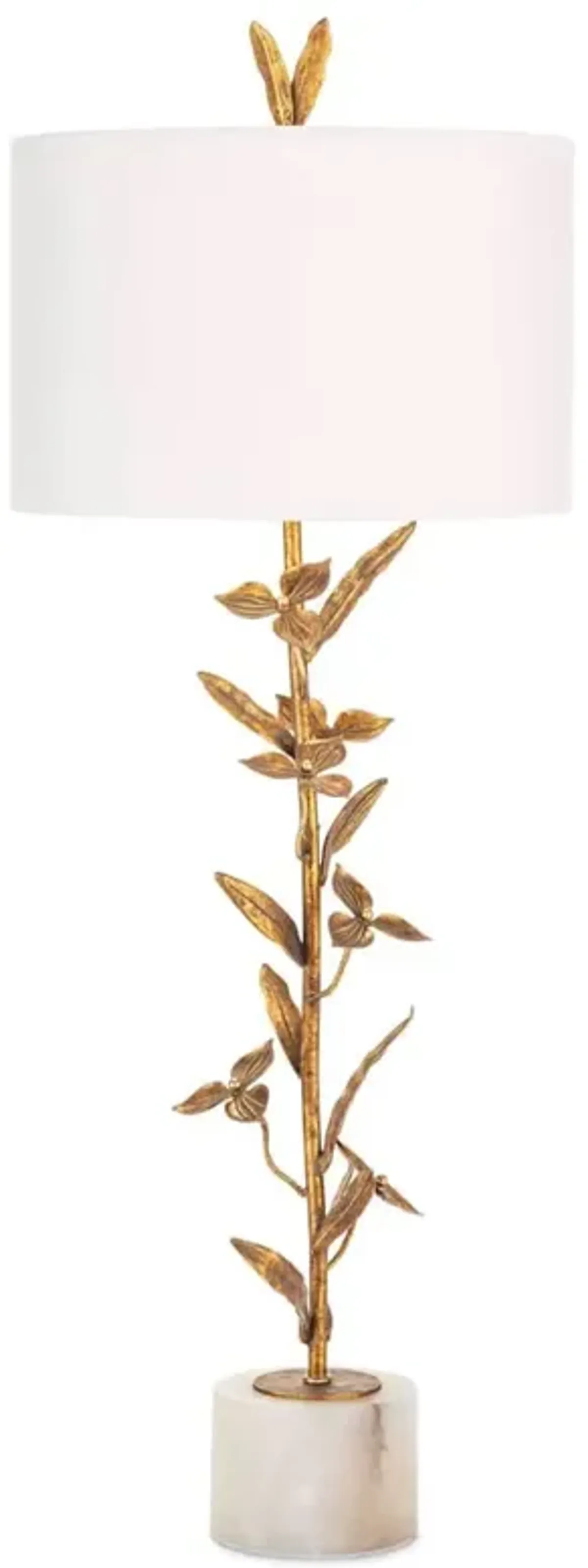 Gilded Bloom Buffet Lamp