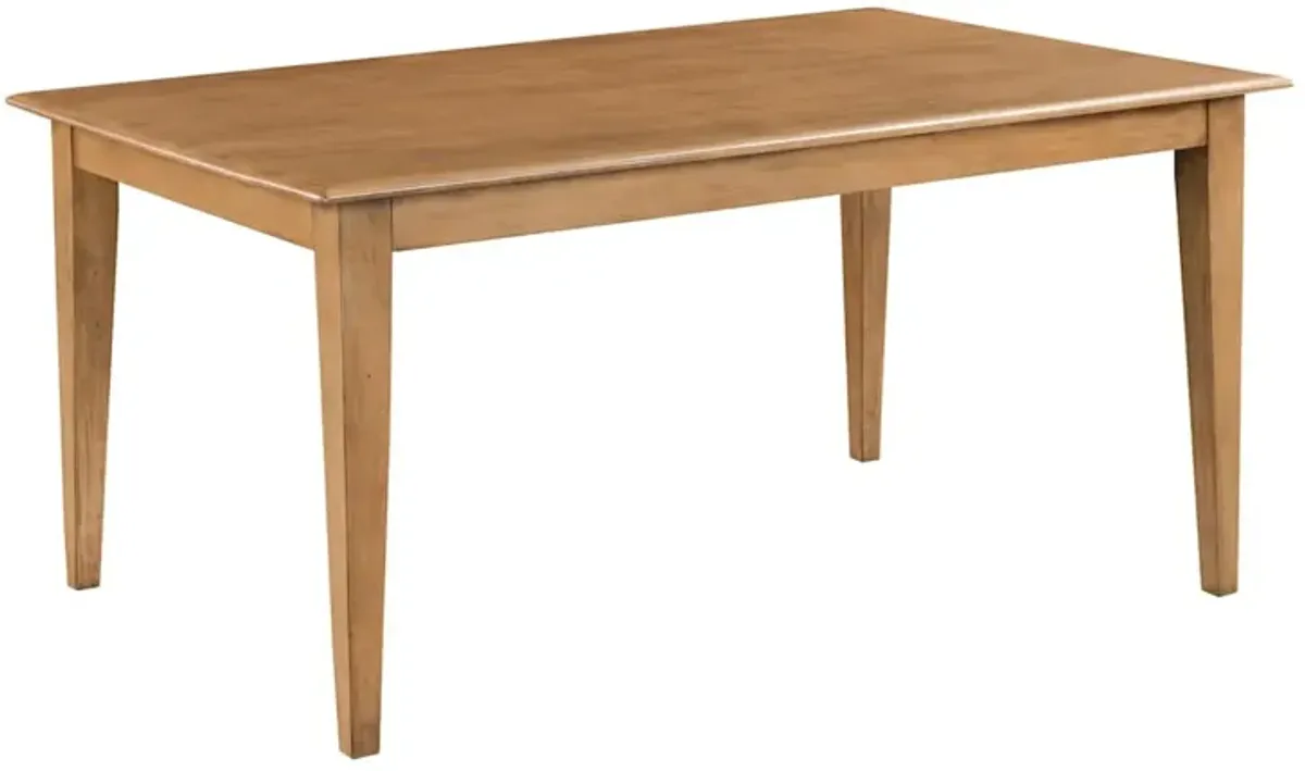 Kafe Rectangular Leg Table - Cappuccino