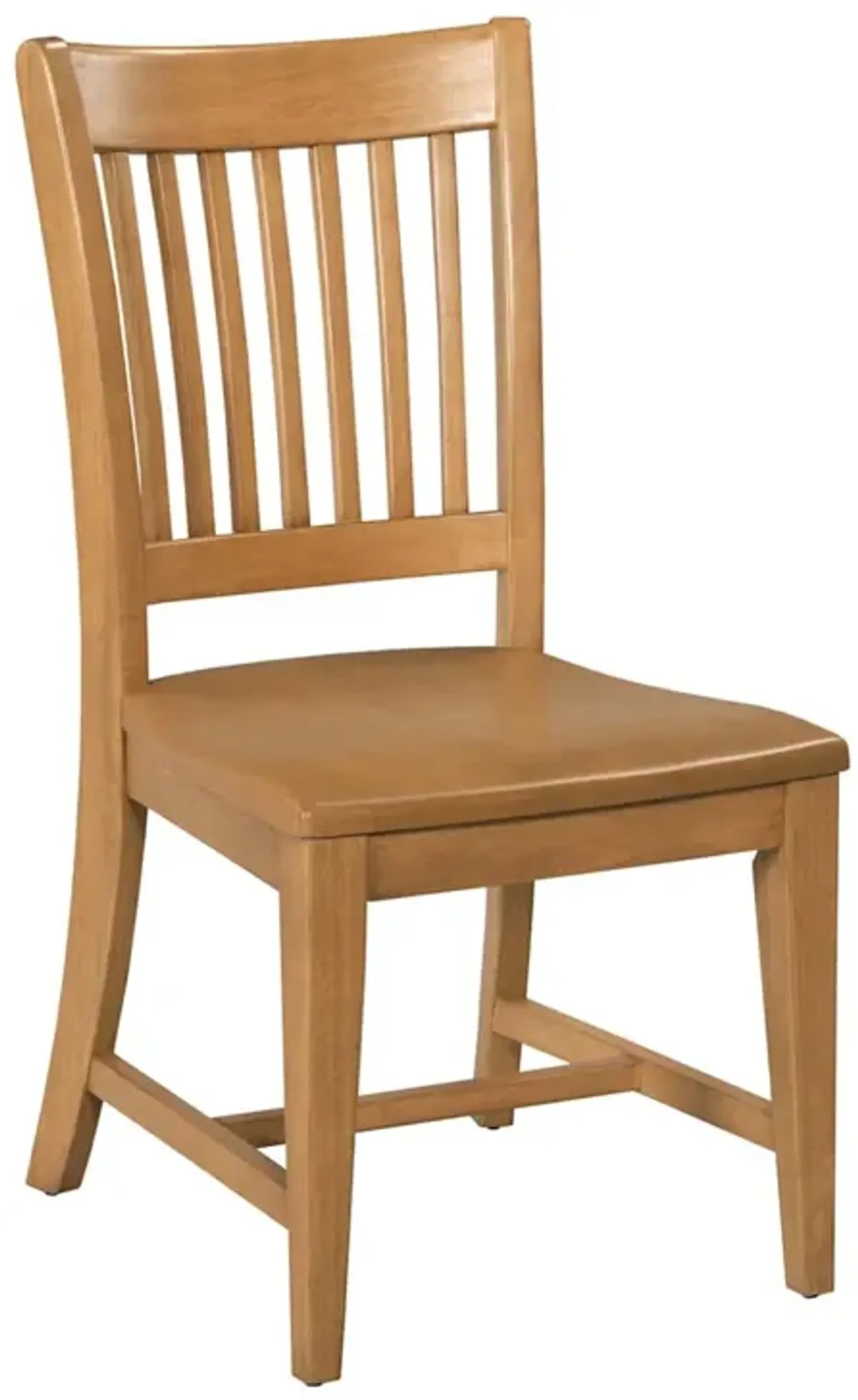 Kafe Rake Back Side Chair - Cappuccino