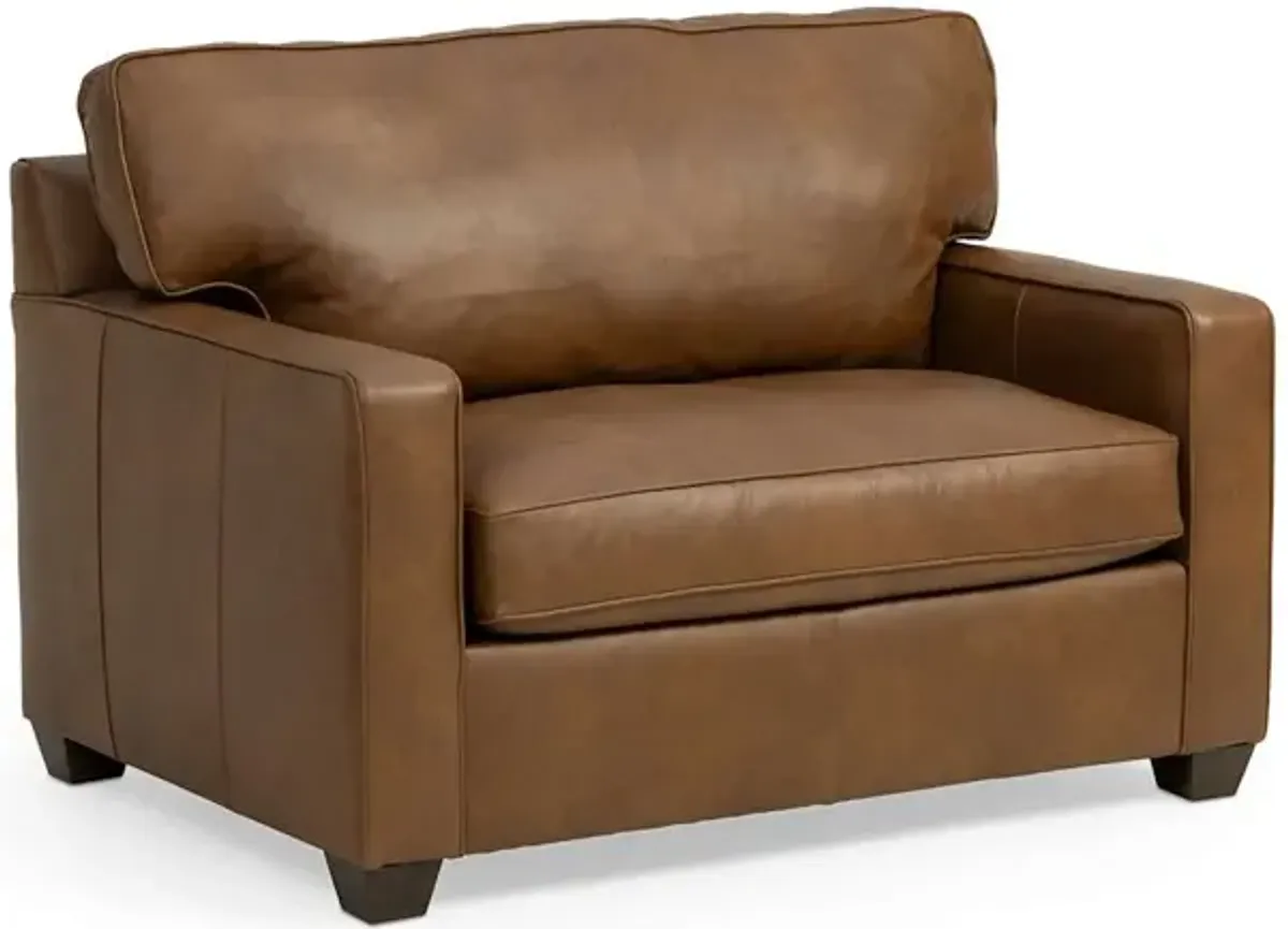 Brooke Twin Sleeper Chair - Leather