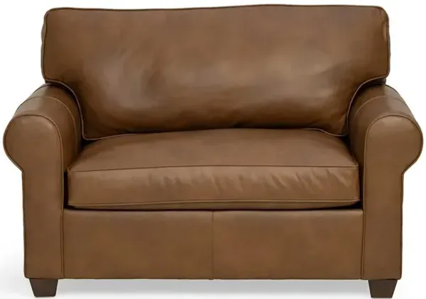 Brannon Twin Sleeper Chair - Leather