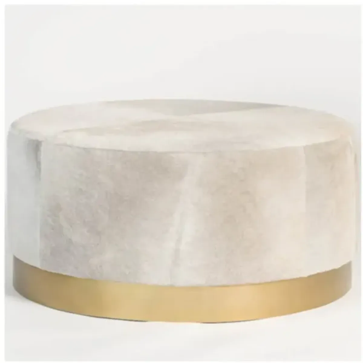 Sterling Round Cocktail Ottoman