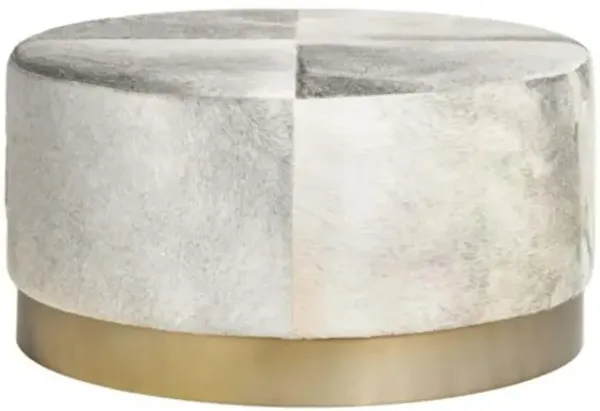 Sterling Round Cocktail Ottoman