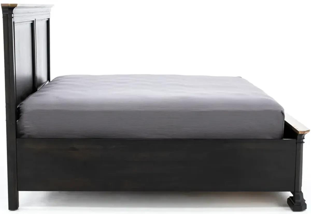 Grand Louie King Panel Storage Bed 